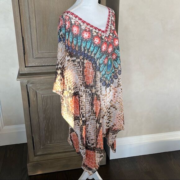 Ranee’s Designer Kaftan size XL NWOT swimwear coverup - Picture 9 of 15